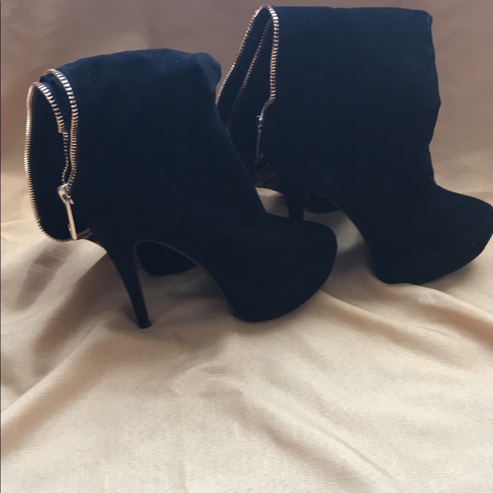 Black Knee High Boots